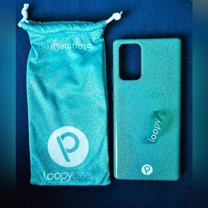 Loopy Case for Samsung Note 20 - Turquoise Sparkle